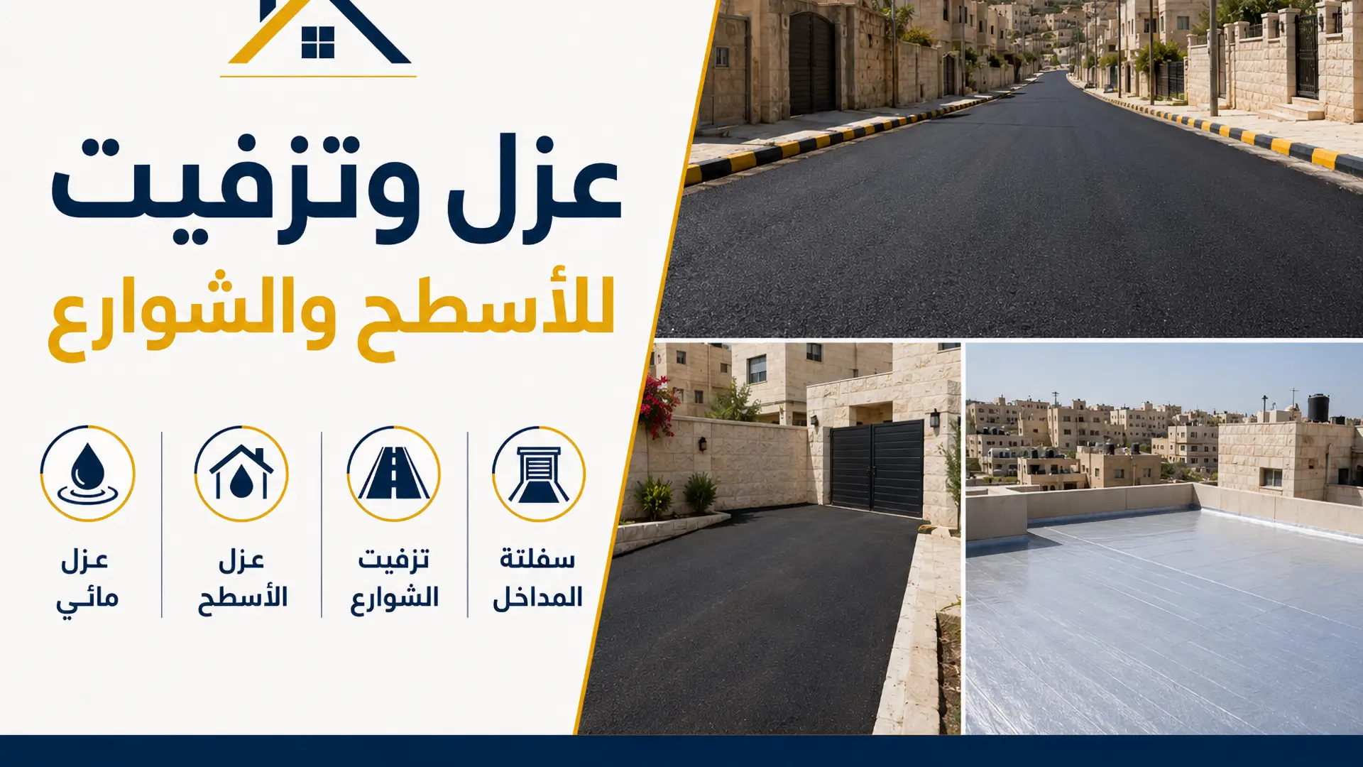 صور لاجراء تزفيت شوارع واسطح